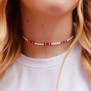 seed bead VSCO choker necklace